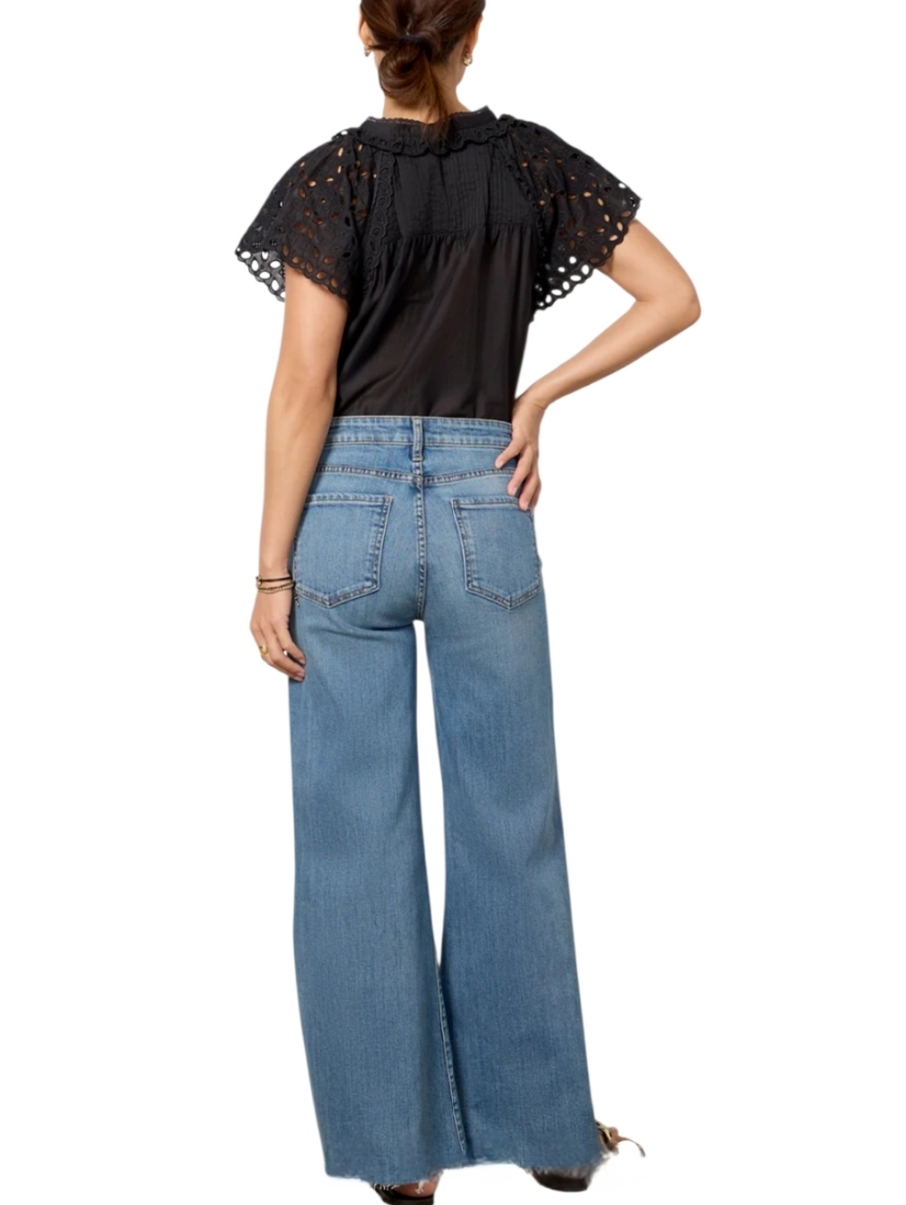 Kut From the Kloth Ryan Fab Ab Wide Leg Jeans - Picture 2 of 6